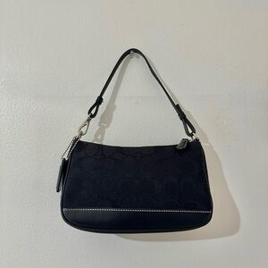 Authentic Coach vintage signature monogram mini Demi bag Y2K